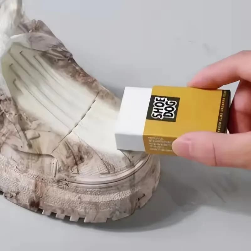 1pc Reusable Cleaning Eraser Shoes Cleaning Eraser Suede Sheepskin Matte Leather And Leather Fabric Care Shoes Care Leather