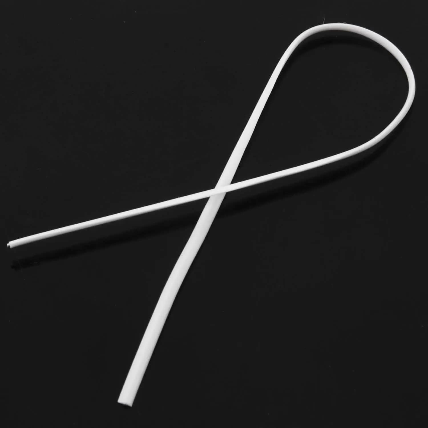 ABWZ-130Pcs Legature per cavi, organizer per cavi, fascette per imballaggio, bianche, 150X2,2 mm