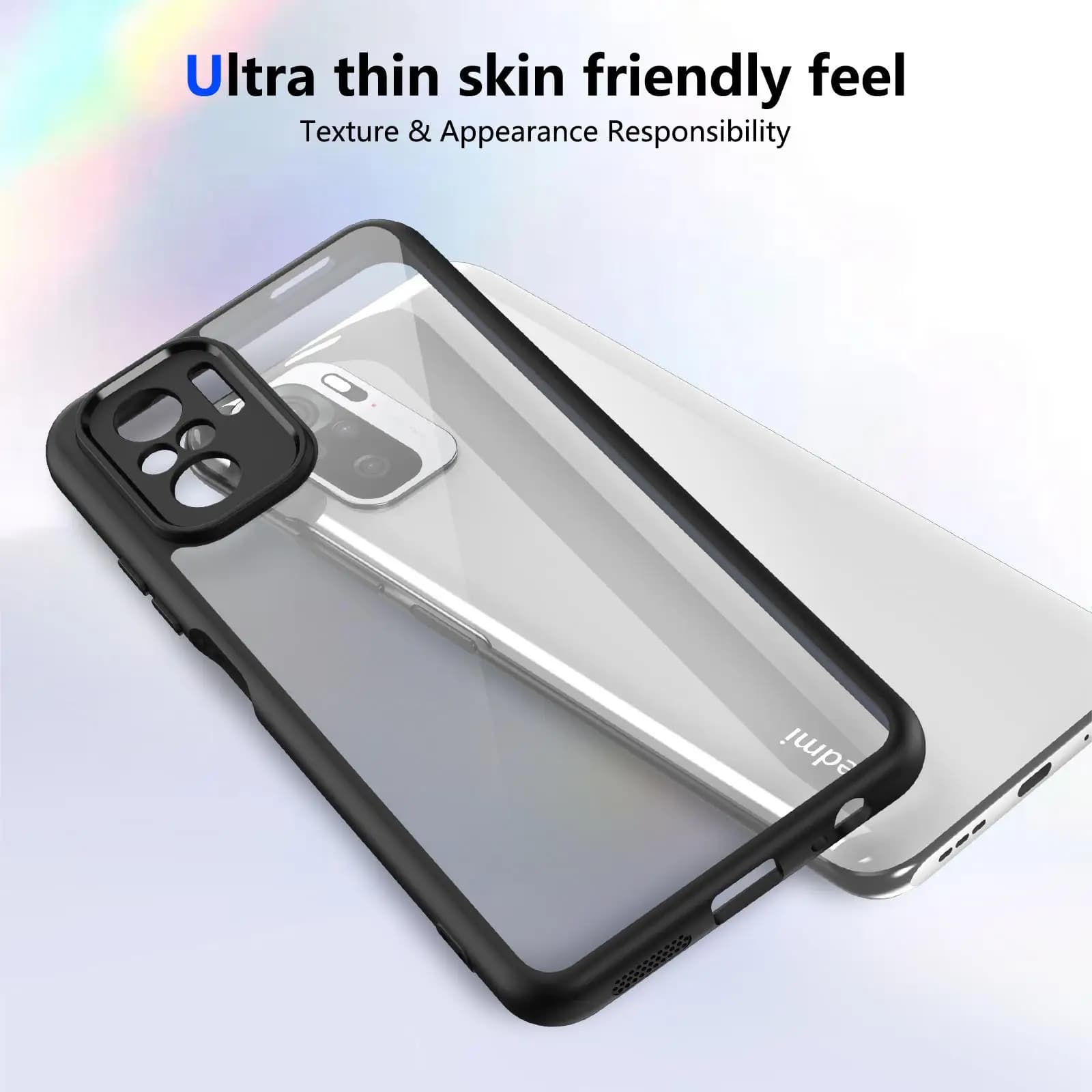 Custodia per telefono per Redmi Note 12 11 10 9 Pro Custodia Airbag Custodia antiurto TPU + Trasparente per Redmi Note 12s 10s 9s 12Pro Plus +
