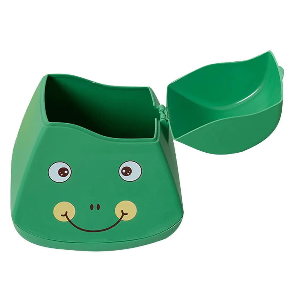Mini Desk Trash Can Cartoon Compact Plastic Waste Basket Storage Bin for Desktop Office Mini Desk Trash Can Sundries Container