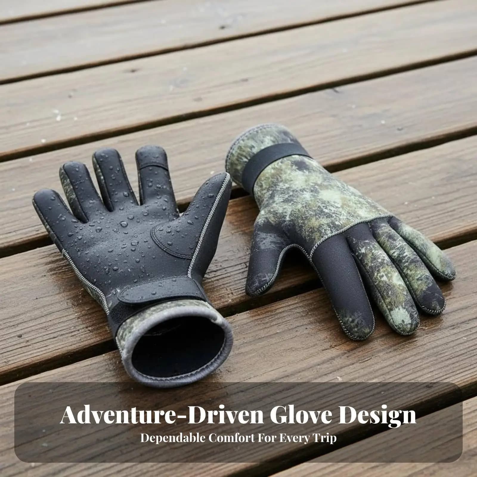 Neoprene Scuba Diving Gloves for Men Women 3mm Thermal Insulated Snorkeling Gloves for Fishing Kayaking and Water Sports