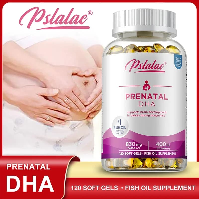 Prenatal DHA supplement - Supports child brain development during pregnancy and breastfeeding - Non GMO
