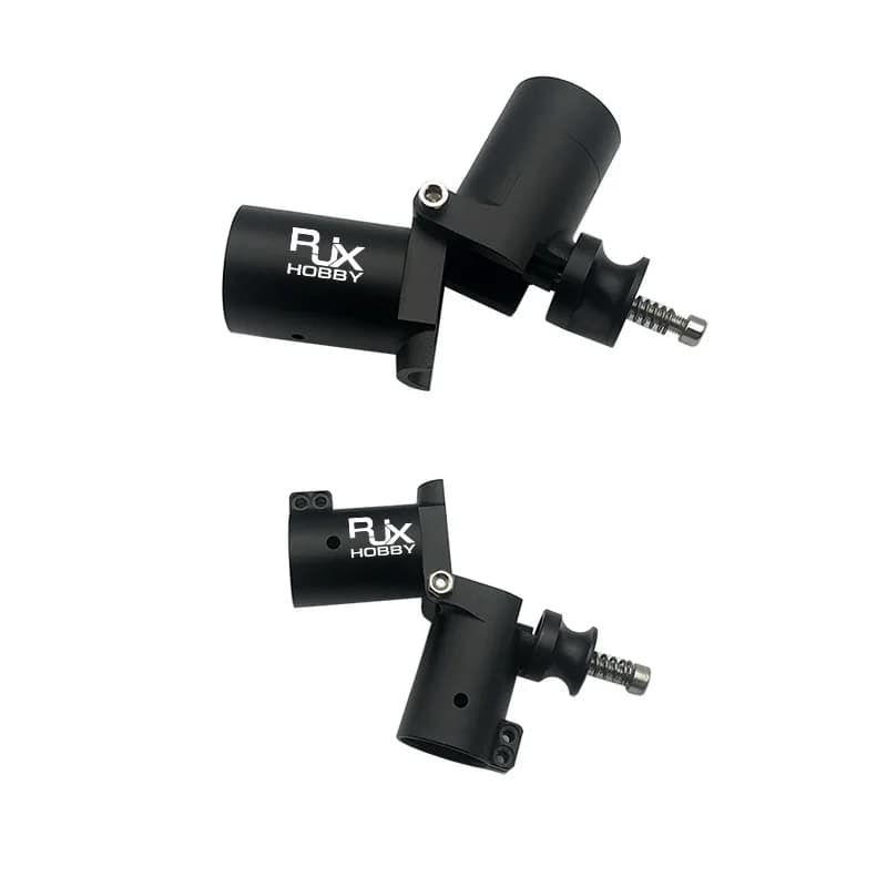 RJXHOBBY Connettore a clip per tubo in carbonio con braccio pieghevole orizzontale CNC da 20mm 30mm, giunto per tubo con braccio pieghevole per sistema FPV, multirotore, drone UAV