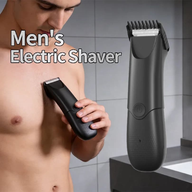 Electrical Shaver for Men Body hair Shaver Private Area Trimmer Type-C USB Gechargeable Shaving Beard Machine