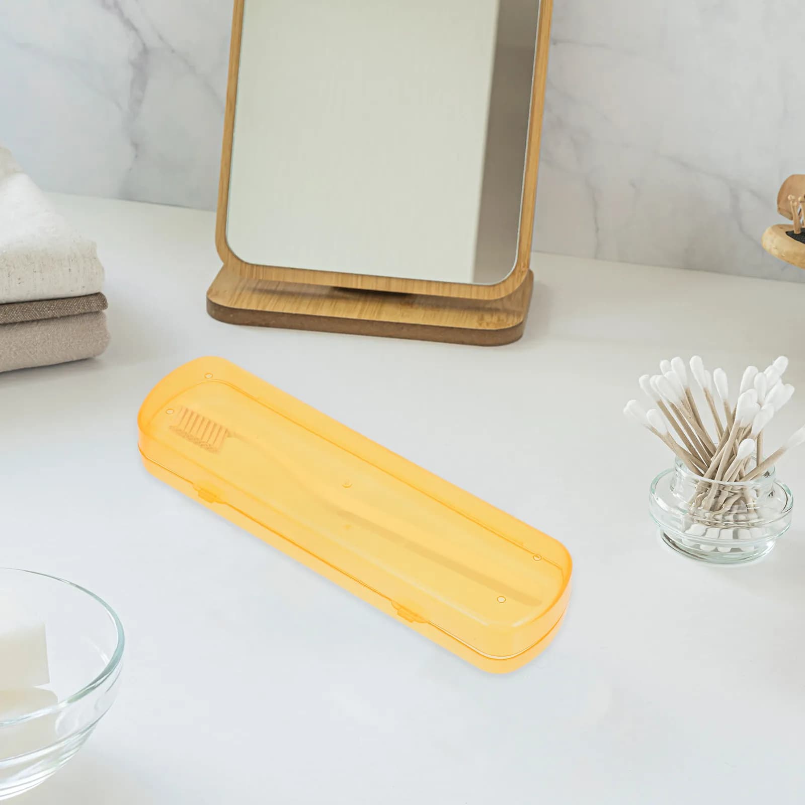 3Pcs Portable Toothbrush Case Travel Toothpaste Storage Box Plastic Toothbrush Holder Outdoor Organizer Container