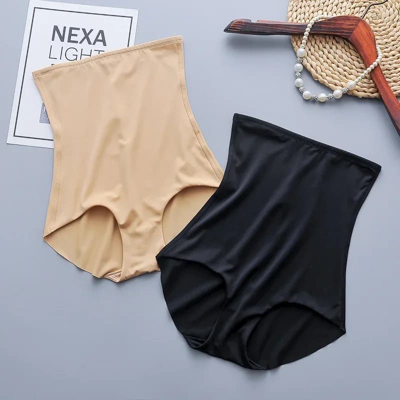 Corsetto a vita alta Mutandine addominali dopo il parto Seta di ghiaccio Sezione sottile senza cuciture Dimagrante Butt Lifting Rilegatura Pantaloni modellanti per il corpo