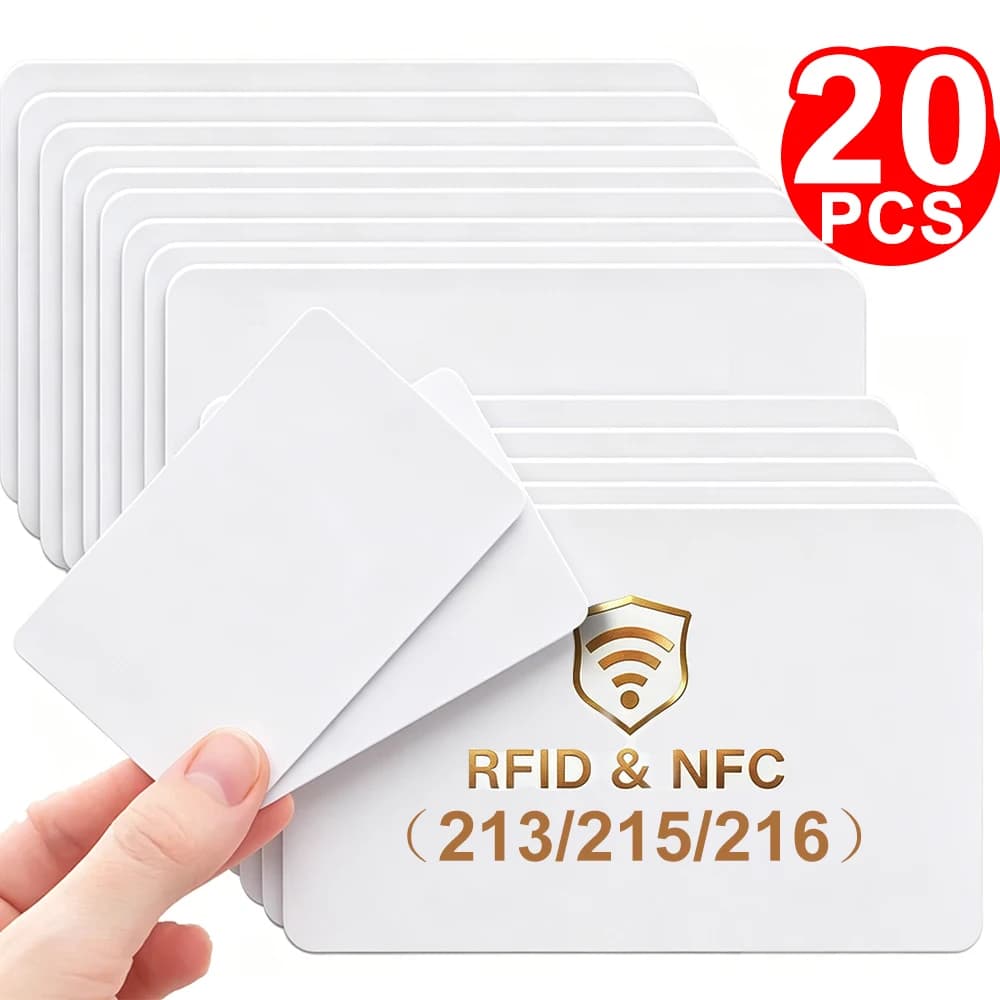 NFC Ntag213 Ntag215 Ntag216 White Card TAG ISO14443A RFID Cards Ntag 213 2015 Chip for All NFC Enabled Phones Blank PVC Keycard