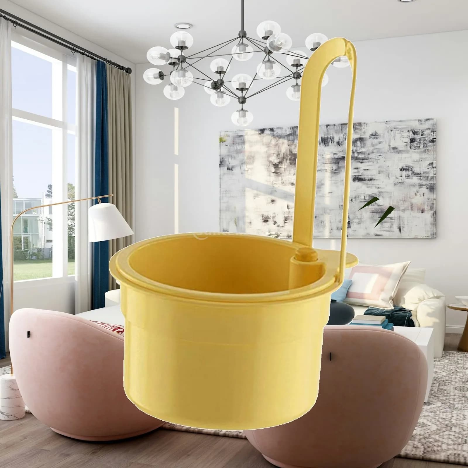 Kitchen Sink Drain Basket Fine Mesh Strainer Plastic Food Waste Filter Holder for Faucet Hanging and Draining