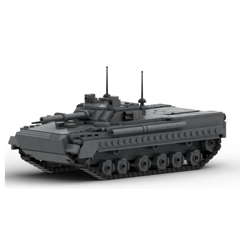 MOC Building Block Militare BMP-3 Veicolo da combattimento di fanteria Carro armato Piccole particelle Assemblaggio Bambino Puzzle Brain Training Mattoni Giocattolo