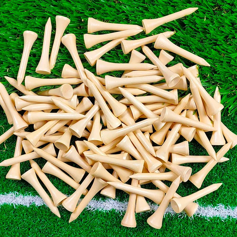 100 Pz/borsa Tees Da Golf Porta Palline Da Golf in legno 4 Dimensioni Disponibili Drop Ship 42mm 54mm 70mm 83mm