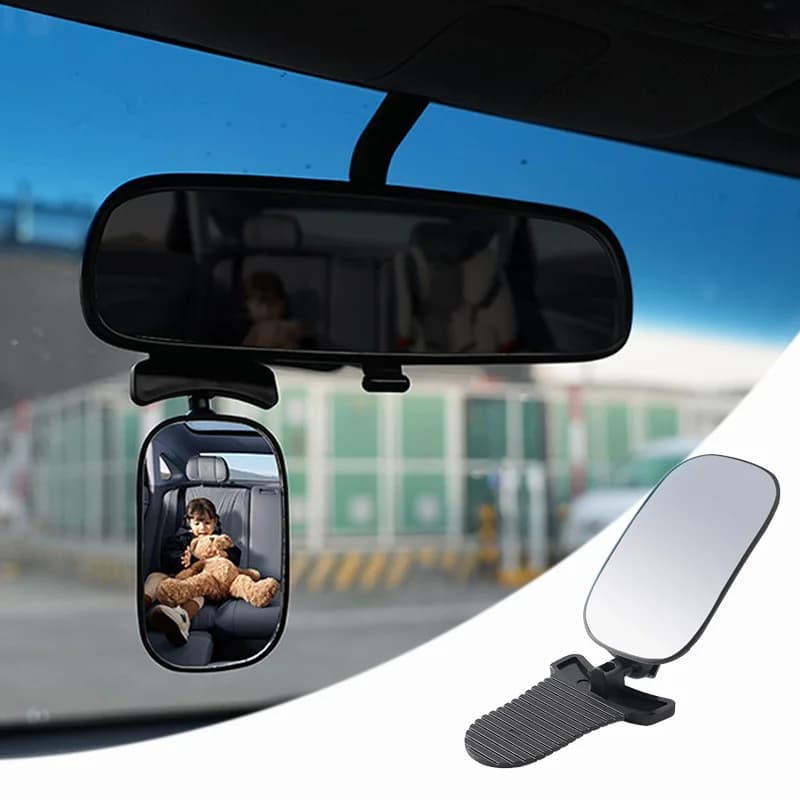 1 PC Specchietto retrovisore per auto per bambini Seggiolino posteriore per auto Specchio per bambini Automotore regolabile a 360 gradi Monitor per bambini Punto cieco per auto di sicurezza