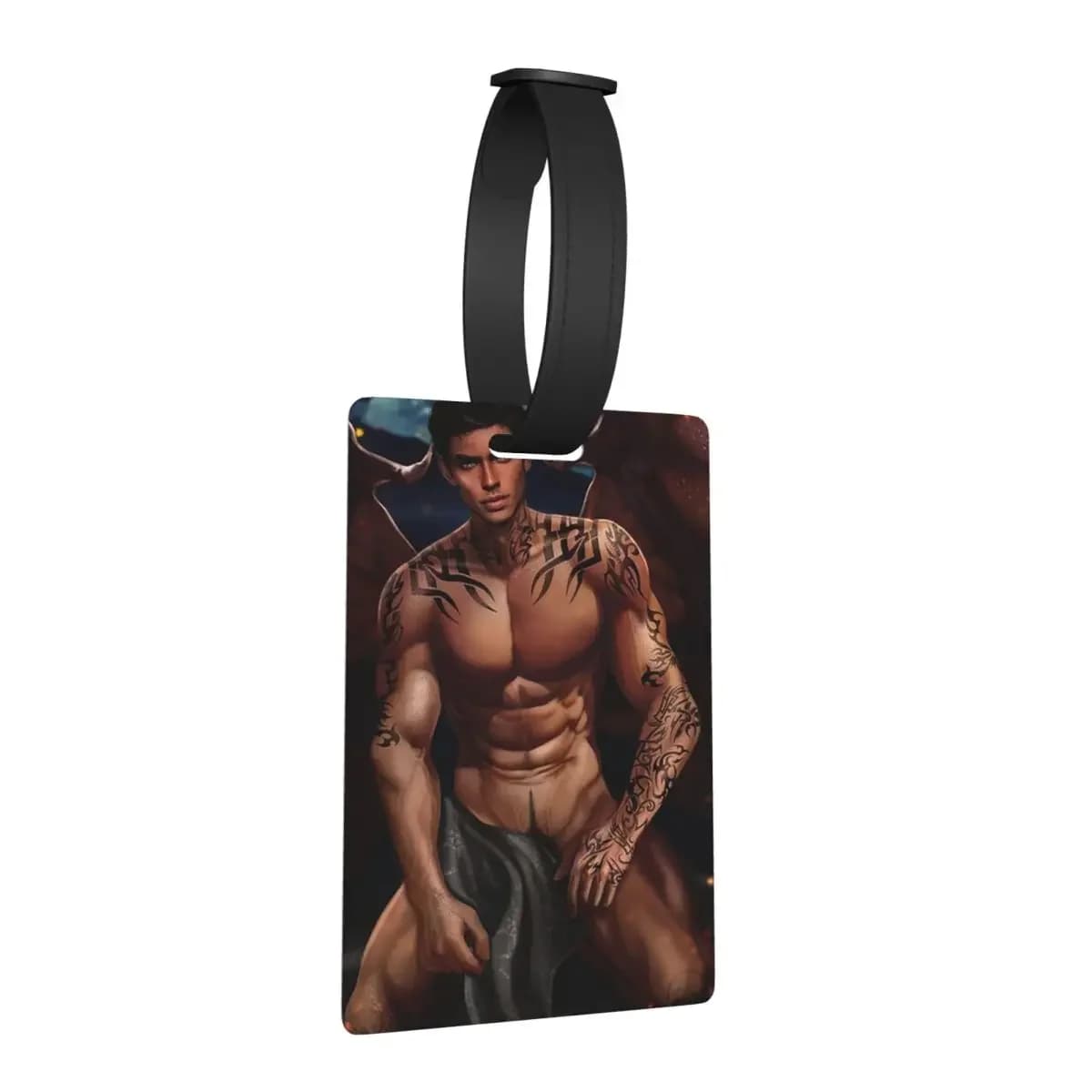 Rhysand da una corte di spine e rose II Etichette per bagagli Valigia Moda Bagagli Etichetta d'imbarco Porta etichette ID Nome Indirizzo
