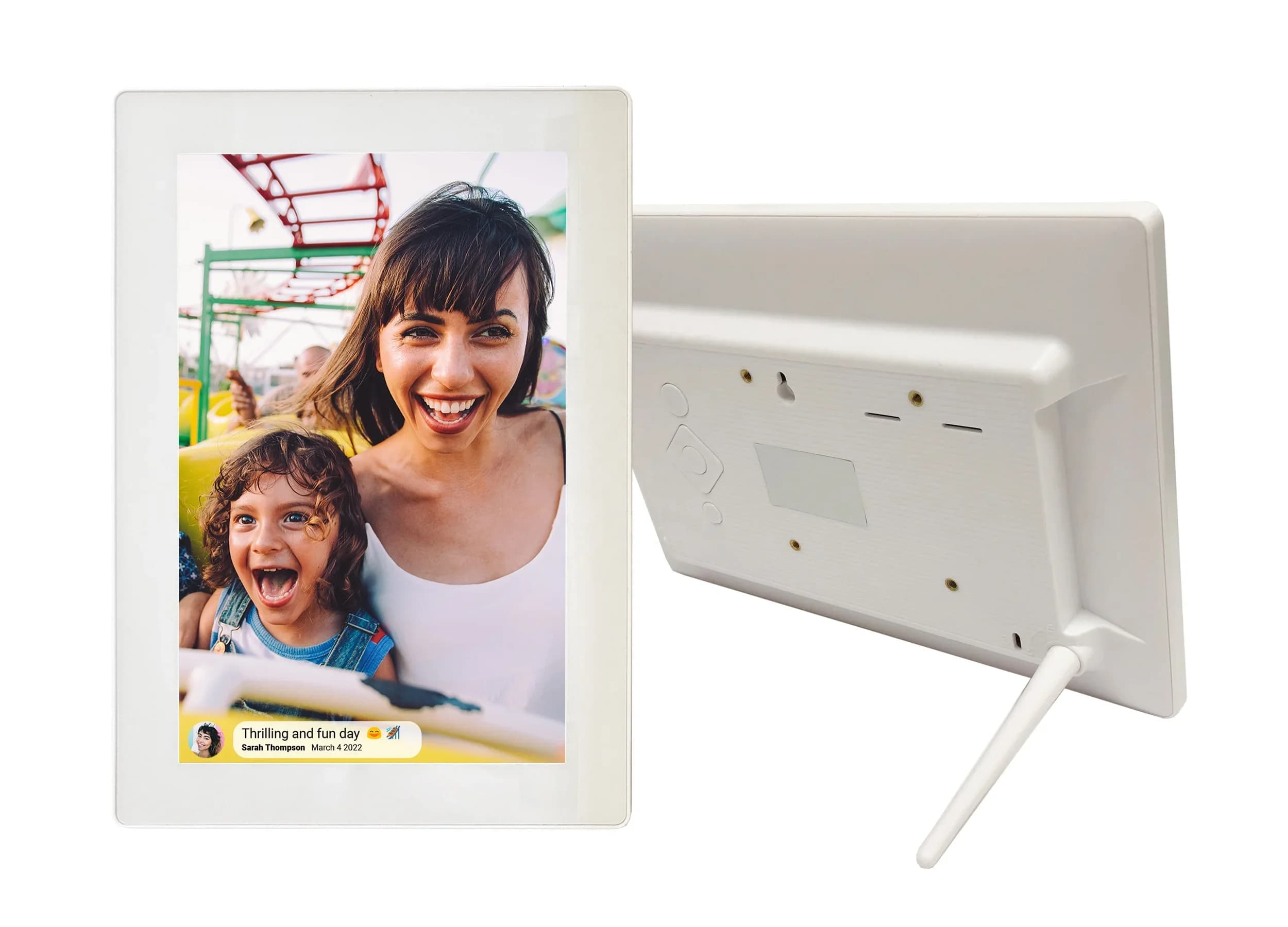Cornice Digitale Smart Cloud con Schermo Touch IPS da 10.1 Pollici e Wi-Fi, Modello 2026 - Ottima Idea Regalo per Condividere Momenti Felici Tramite Riproduzione Video