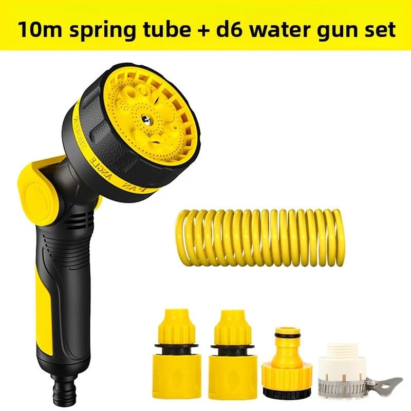 Expandable Garden Pipe with Ugello Spray Multifunction, 20M Retractable, Anti-loss for Irrigation and Washing Car