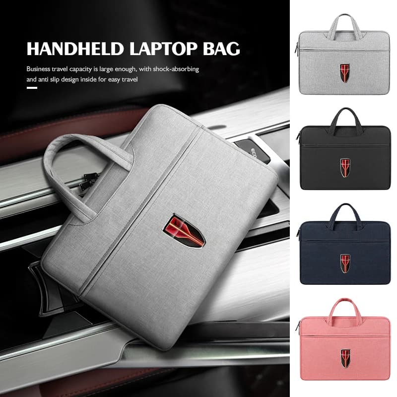 Car Computer Shockproof Case Handbag Laptop Sleeve Bag For Hong Qi FAW Red Flag E-HS3 HS5 HS7 HS9 H5 H7 H9 2018-2022