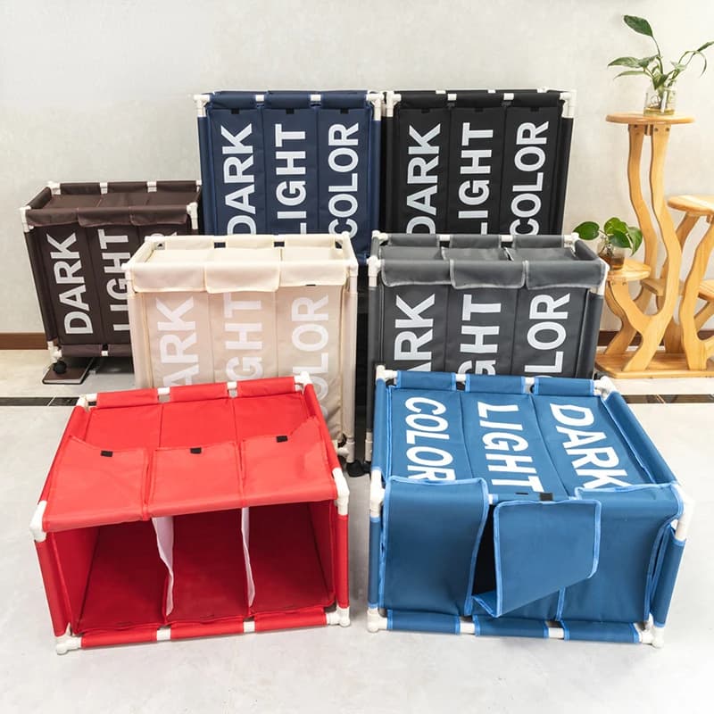 Organizer of the basket of rotating bedding 3 grill basket of linen large basket waterproof bedding bags for the storage box of dirty clothes on wheels