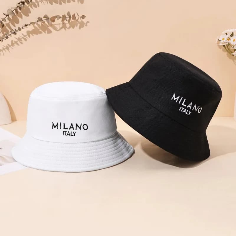 A trendy printed versatile bucket hat light and breathable, light and comfortable everyday street fashion hat