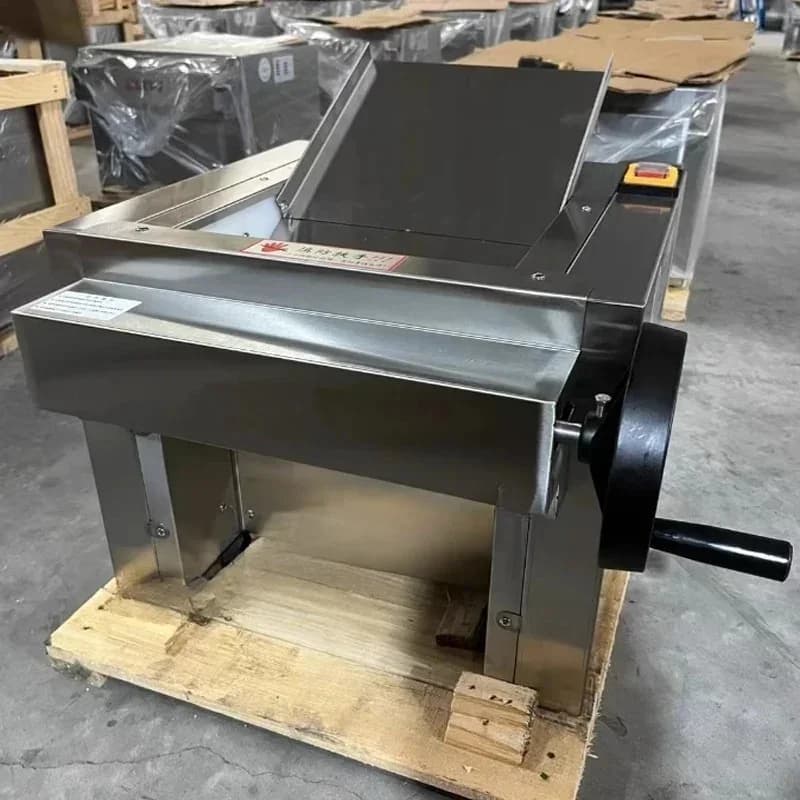 Rullo per impasto elettrico ad alta potenza 350 tipo pasta da tavolo in acciaio inossidabile impastatrice commerciale per gnocchi pressa per noodle