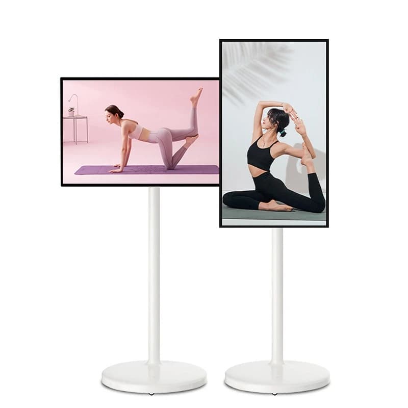 Macchina per la fidanzata, TV a schermo piatto per l'apprendimento dello schermo mobile, grande schermo per karaoke fitness, portatile