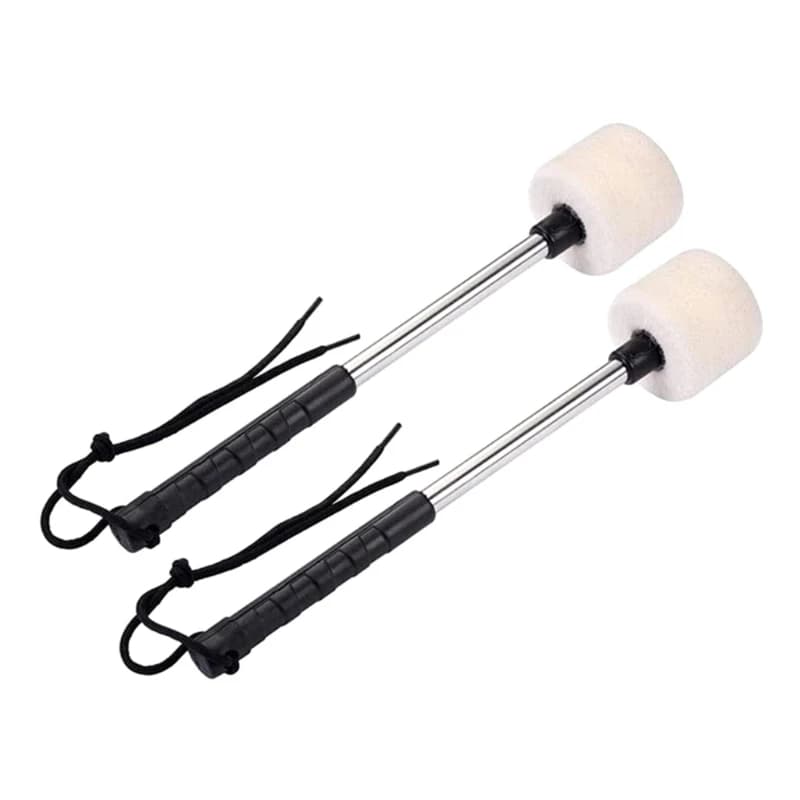 2 Pack Hammer Head Drum Set feltro Pad accessori per battitore a percussione battitore bacchetta lana martello parti di strumenti musicali 24BD
