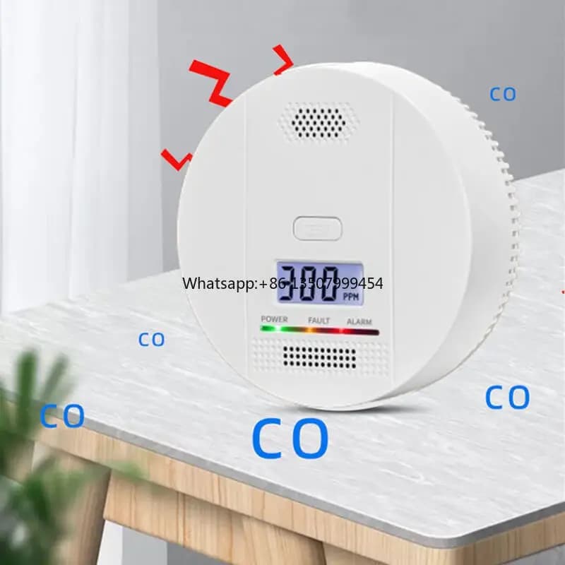 Nuovo Rilevatore di Monossido di Carbonio Portatile con Display Digitale ad Alta Precisione, Dispositivo di Monitoraggio del Monossido di Carbonio