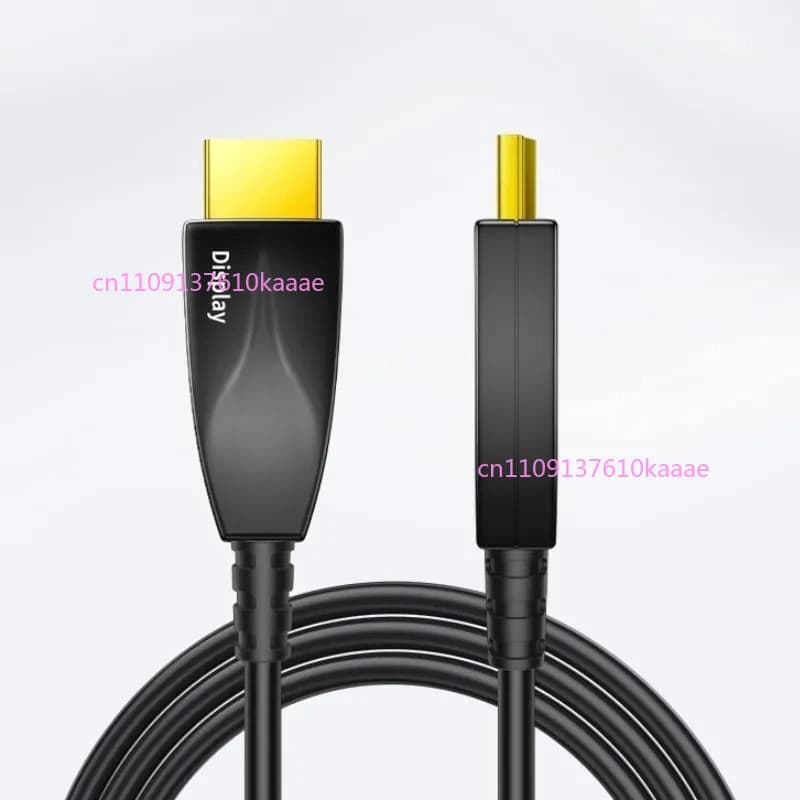 Cavo Video HD DTECH 15m con Porta HDMI 4K 60Hz, Cavo Ottico HDMI con Rivestimento in PVC per HDTV 4K, Proiettore, Monitor
