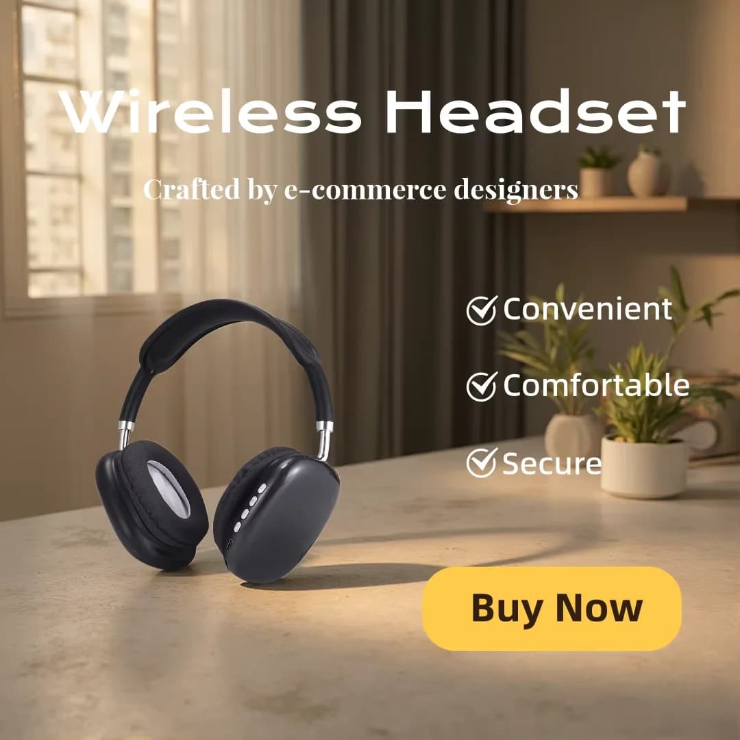 New Bluetooth Wireless Headset with Mic: Stereo Earphone Designed for Sports, Gaming, and Seamless Phone Connectivity