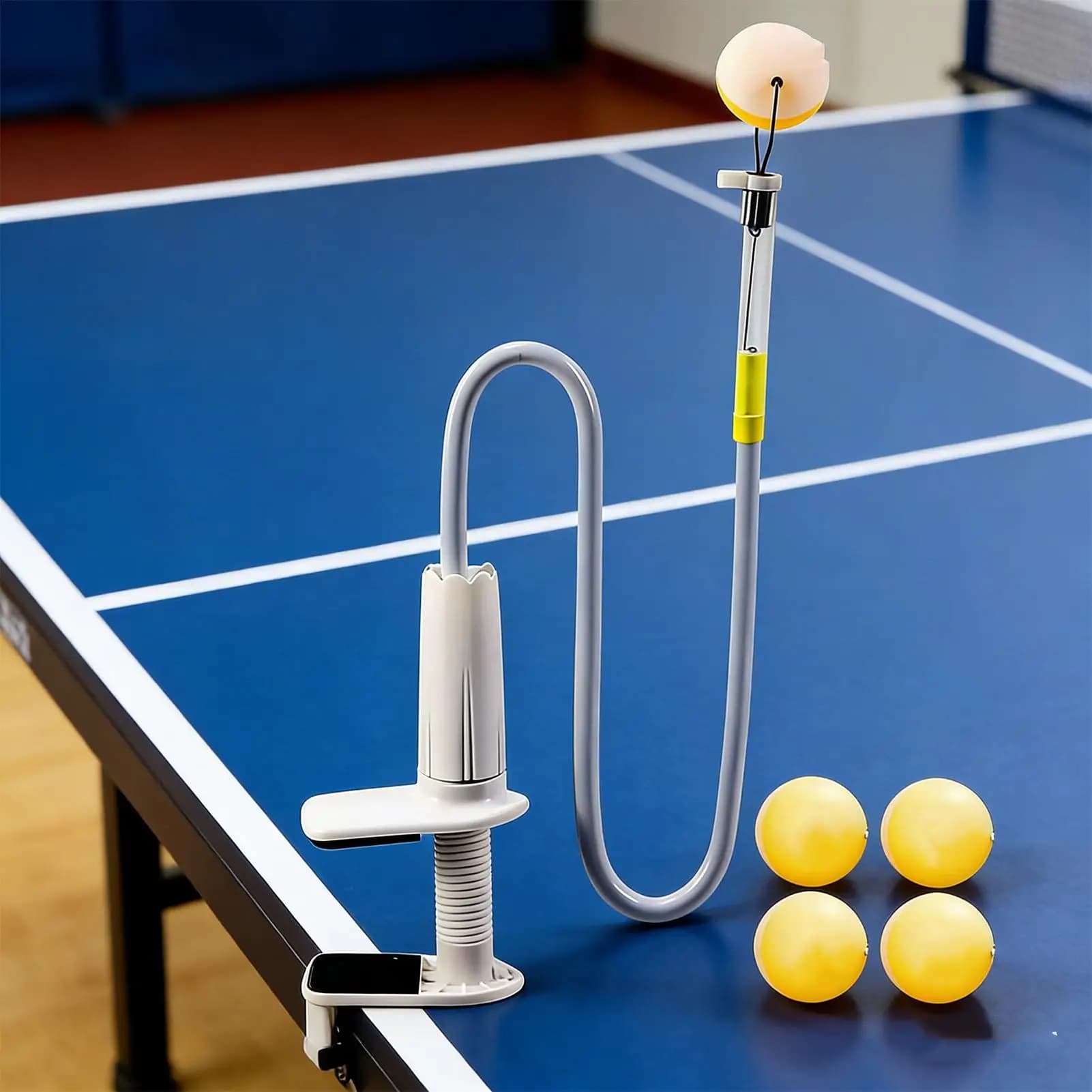 Robot Portatile per Allenamento di Tennis da Tavolo, Lanciatore Automatico di Palline, Ausilio per la Pratica Domestica per Principianti, Bambini, Adulti, Uomini e Donne