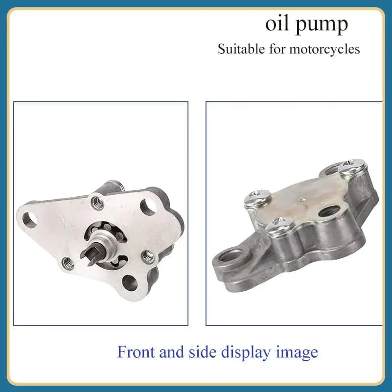 1 gruppo pompa olio in lega d'acciaio - Parti anti-corrosione e robuste per moto da cross LIFAN 50CC‑125CC, realizzate professionalmente