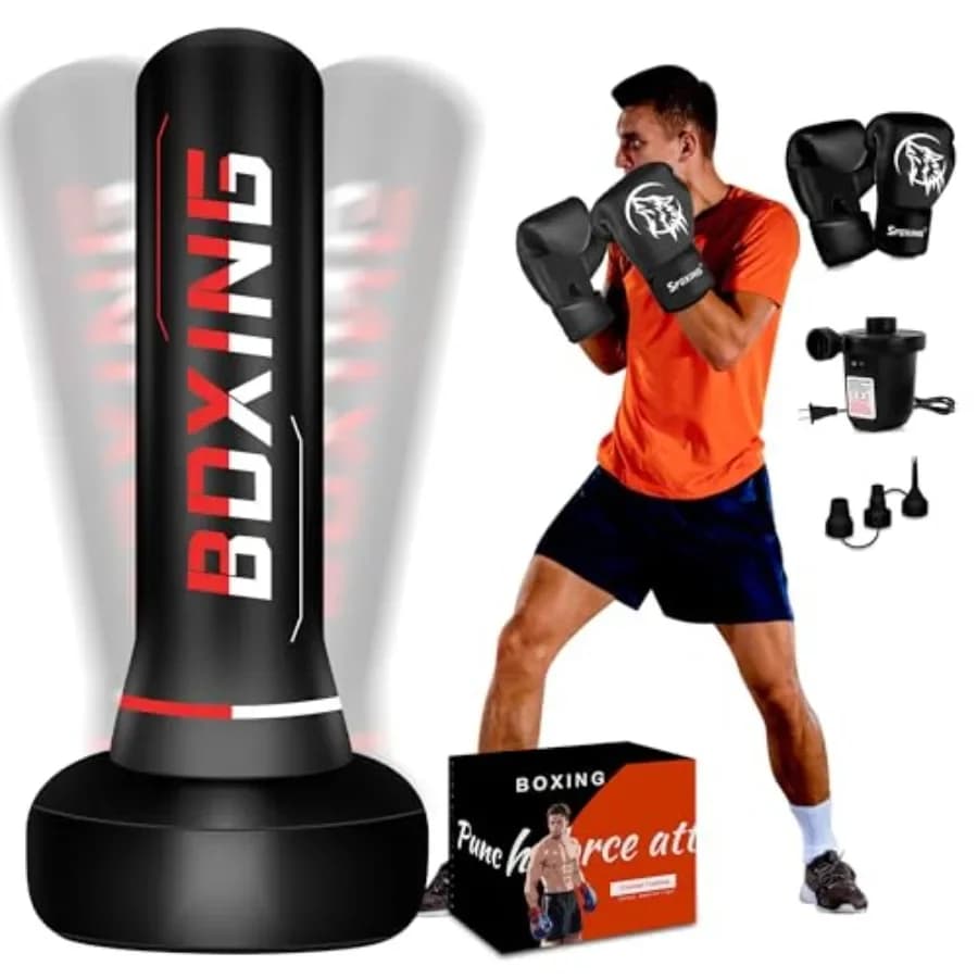 Independent boxing bag for teenagers 70 Heavy boxing bag with boxing gloves and electric air pump for beginners Kickboxi