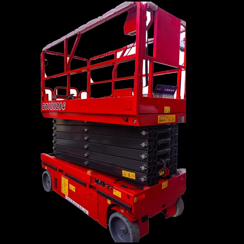 YC 12m Elettrico A Forbice Idraulico 220V /380V Tavoli di Sollevamento Monouso O Trifase Piattaforma di Sollevamento A Forbice Semovente
