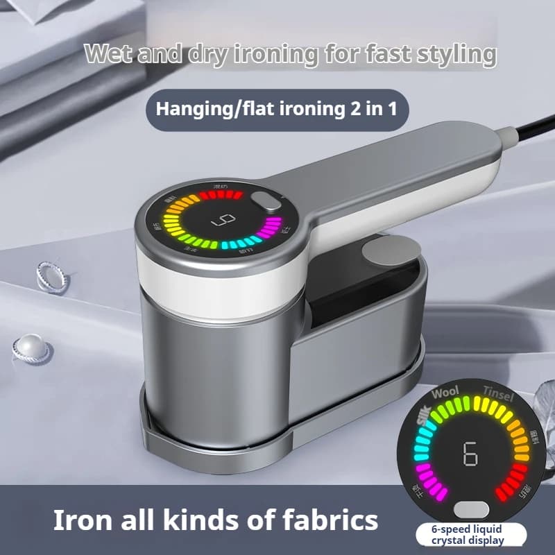 Macchina da stiro a vapore intelligente Vaporizzatori da viaggio portatili per vestiti LCD Diplay Screenc Mini ferro da stiro a vapore portatile
