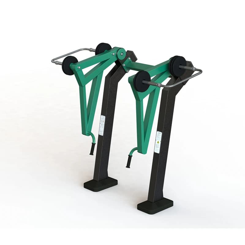 Fitness equipment for muscle exercises in public space with outdoor pull-up bar for sale