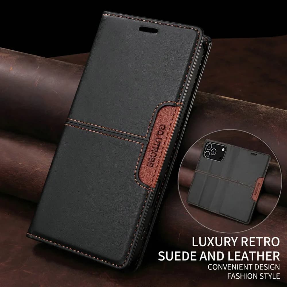 Caes del telefono per iPhone 17 Pro Max 5G Cover di lusso Libro in pelle RFID Coque Custodia per iPhone 17 Custodia per iPhone17 Air 17Pro ProMax Portafoglio Fundas