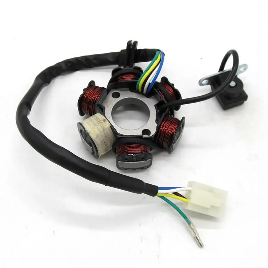 Motorcycle Magneto Coil Engine Ignition Part for Scooter 50cc-150cc 4T Moped Electric Bike