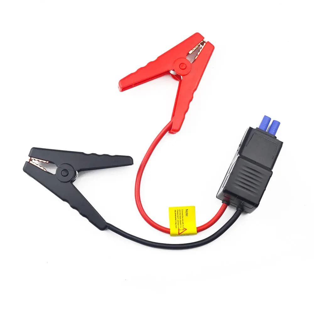 Morsetti universali per cavi di emergenza per batteria di emergenza Morsetto a coccodrillo per avviamento di emergenza con modulo di carica inversa con spina EC5 per salto in auto
