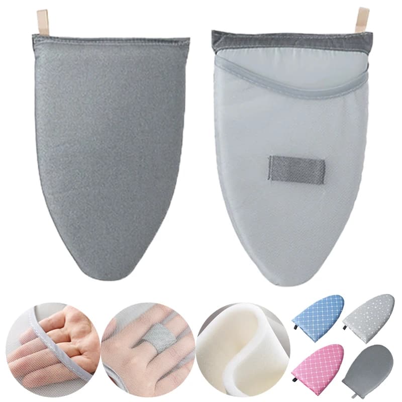 Guanto da stiro portatile combinato guanto resistente al calore per vestiti a vapore a prova di scottature portatile da viaggio a casa essenziale
