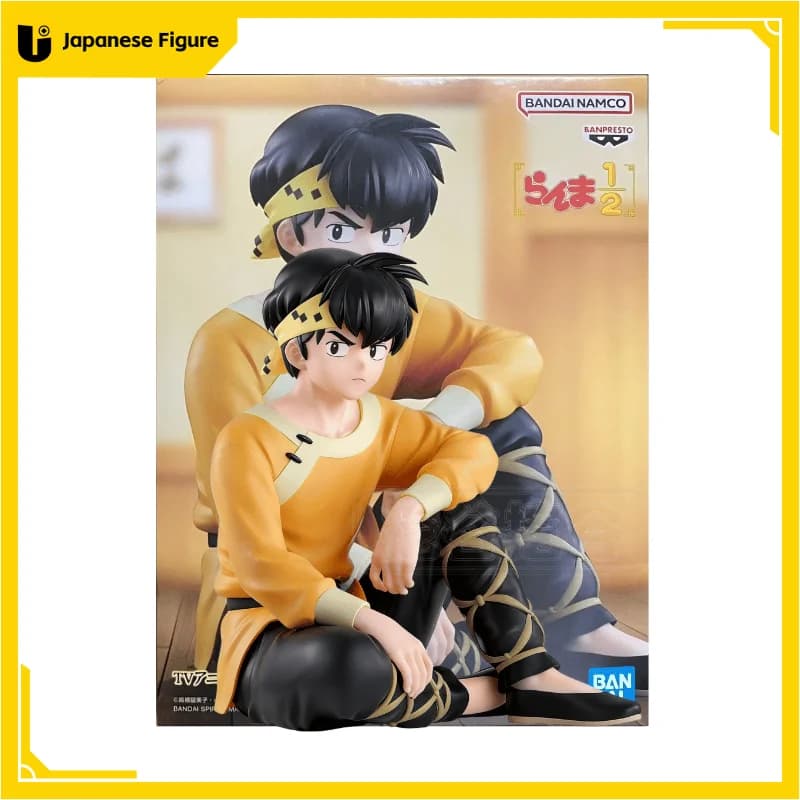 Bandai Banpresto Ranma 1/2 Serie Relax Time - Action Figure di Saotome Ranma, Hibiki, Ryoga - Modellini da Collezione in Scatola - Giocattoli JP