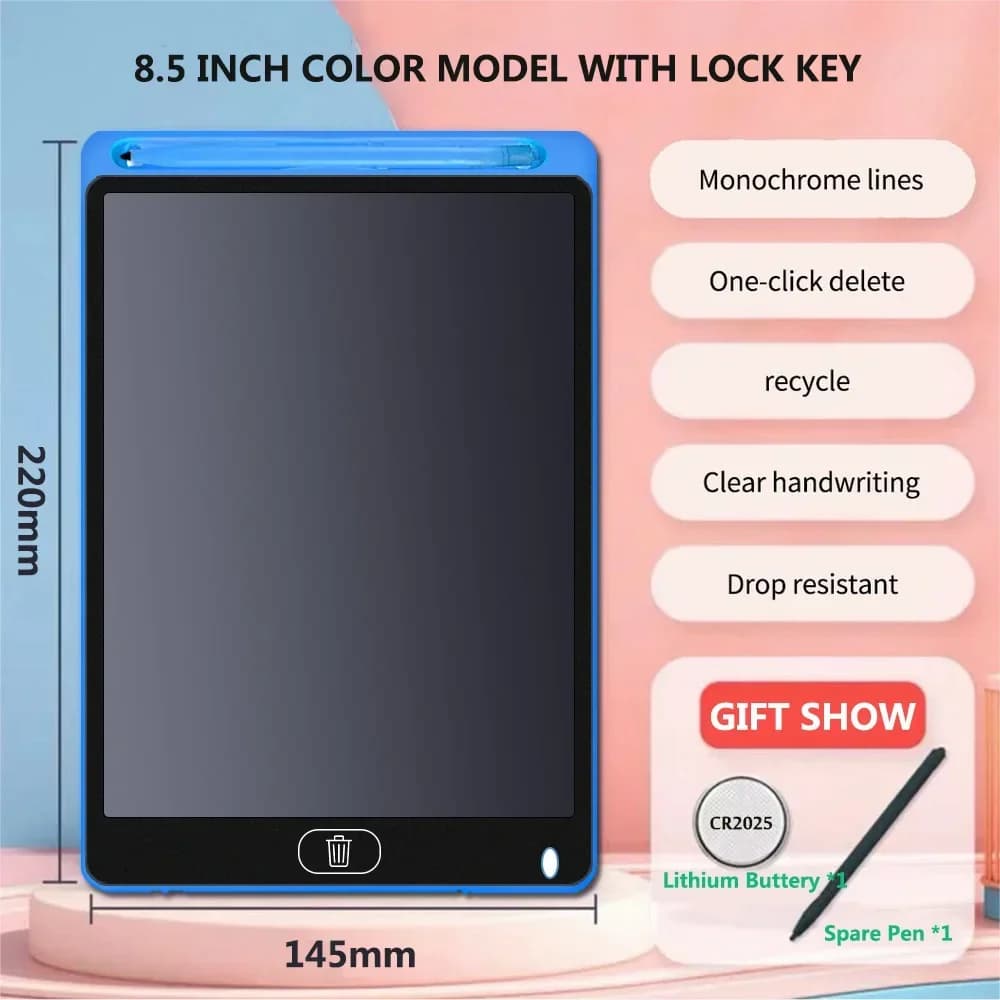 8.5 12 Inch Electronic Drawing Board Kids Toys LCD Screen Writing Digital Graphic Handwritten Tablets Kids Graffiti Sketchpad