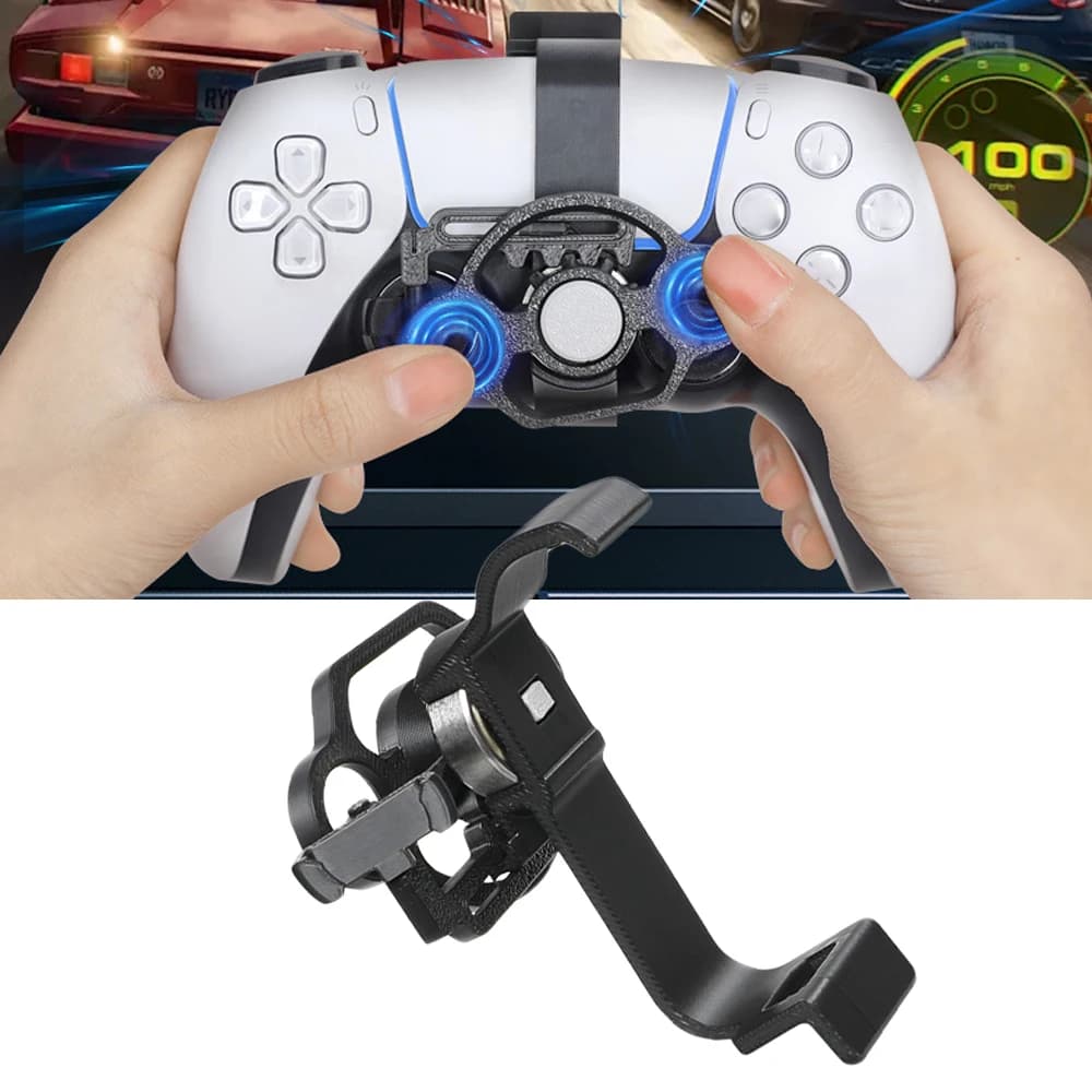 Accessorio per attacco volante per controller di gioco da corsa per mini volante PS5 per controller di gioco PS5 Pro/Slim