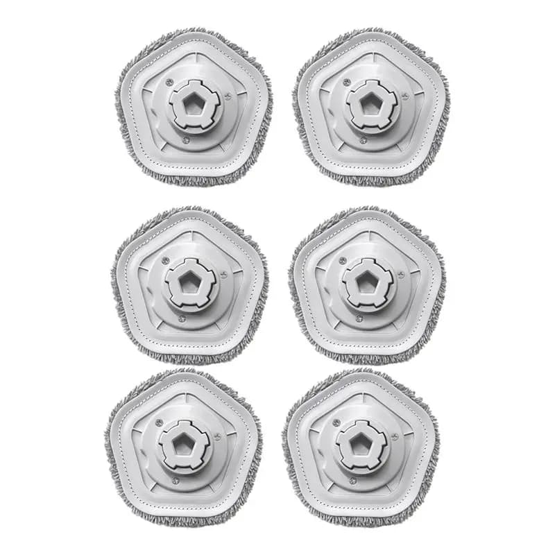 AT21-6 PCS Mop Cloth For Dreame Bot W10 Sweeping Robot Vacuum Cleaner Accessories Replacement Parts