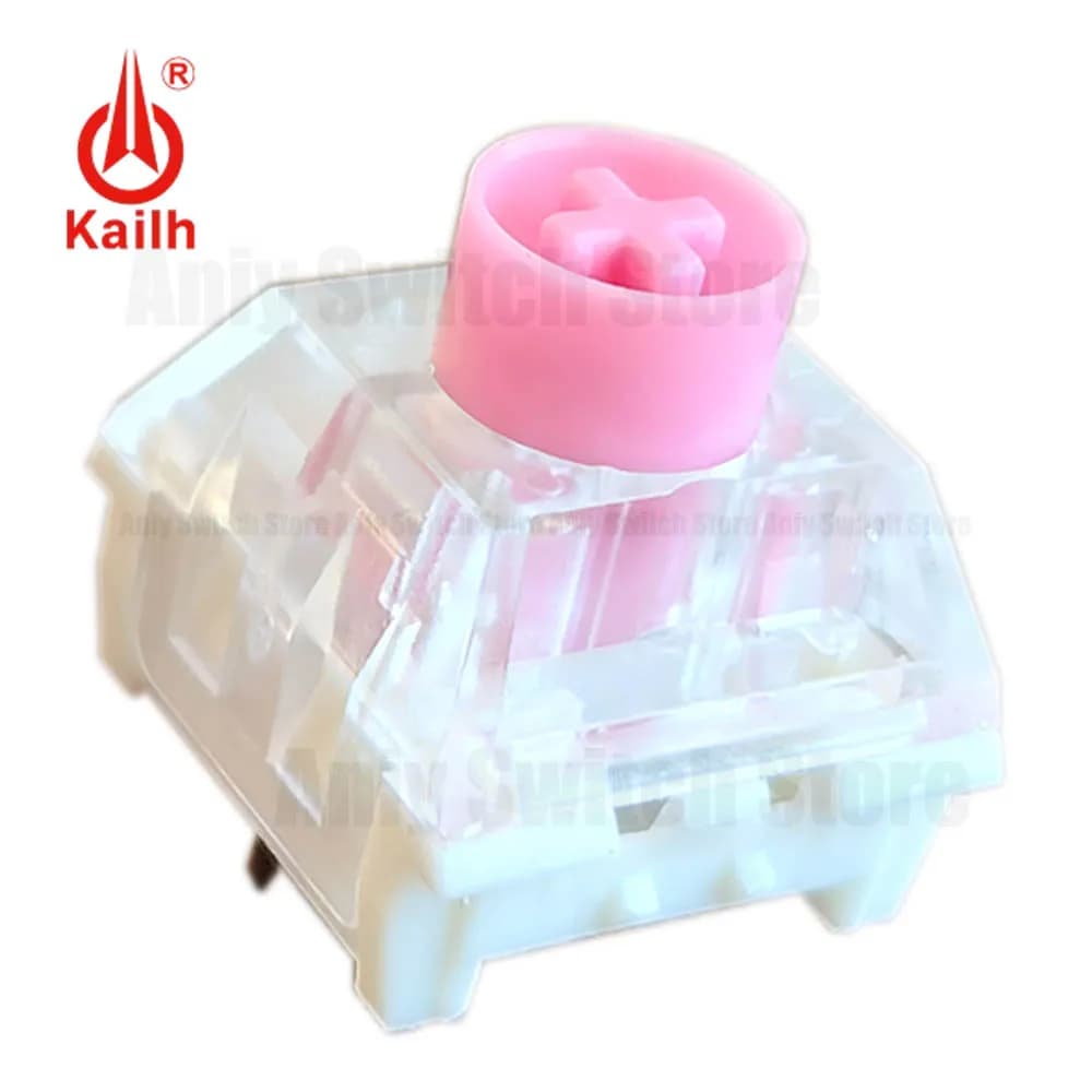 Kailh Box Silent Pink Switch Interruttori lineari SMD MX a 3 pin Interruttore per tastiera meccanica hot swap impermeabile e antipolvere per ufficio