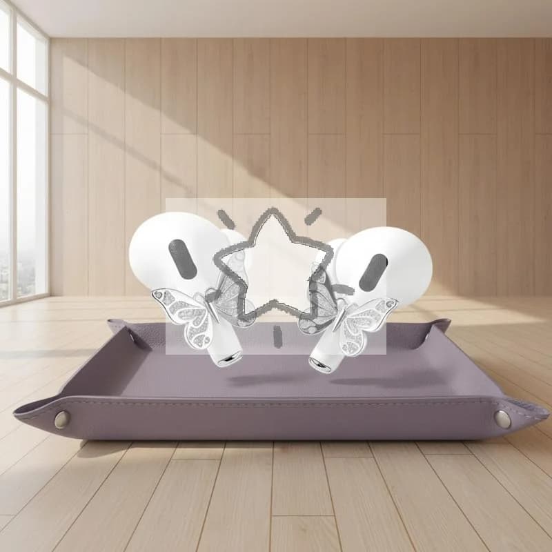 Accessori per auricolari a clip con zirconi a forma di farfalla, decorazione per orecchie con strass rimovibili, auricolari gioiello alla moda per donne, per uso quotidiano e feste