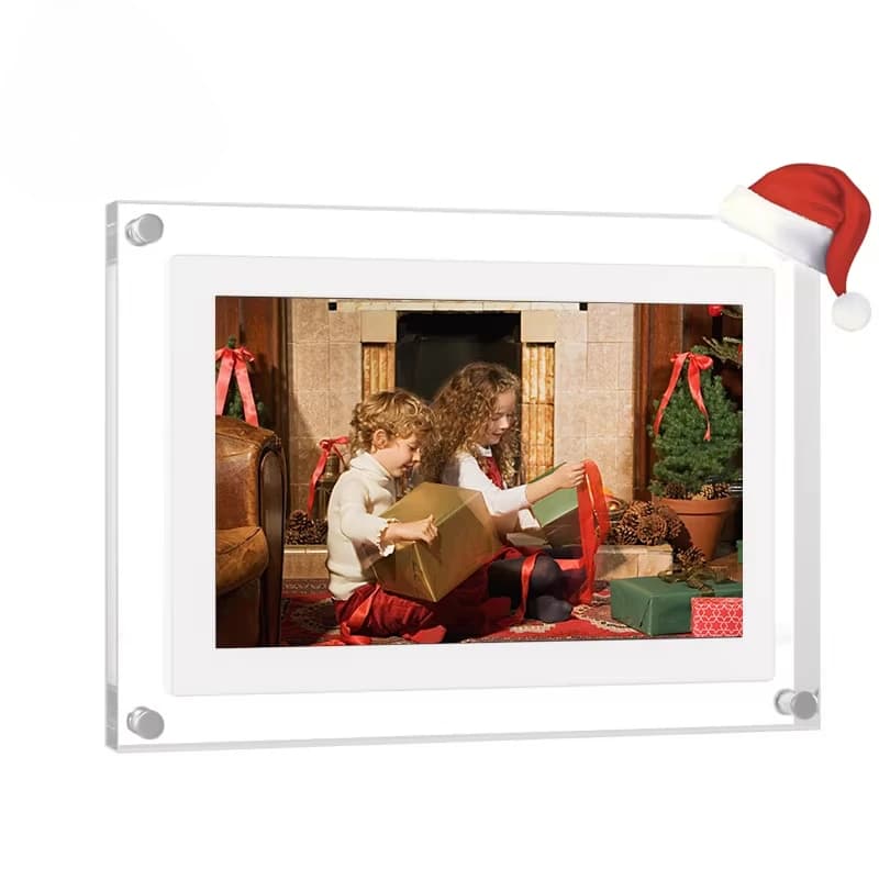 Abbraccia il Futuro con Cornice Digitale per Foto e Video con Schermo LCD Touch in Acrilico e Tecnologia Cloud Senza Interruzioni 5"