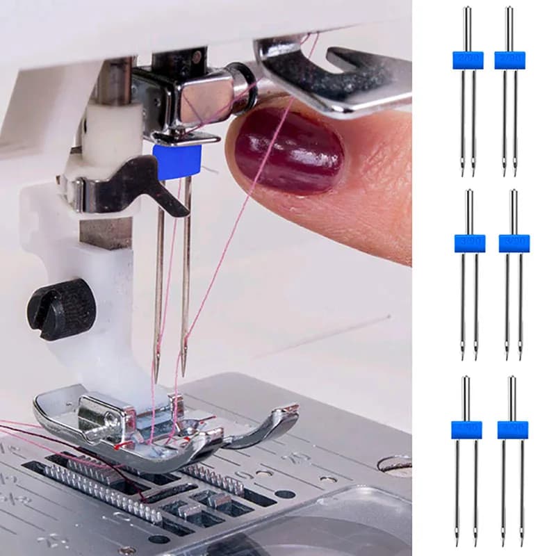 3 pz aghi per macchina da cucire doppio doppio ago 2.0/90 3.0/90 4.0/90 aghi da cucito per accessori per macchine da cucire per uso domestico