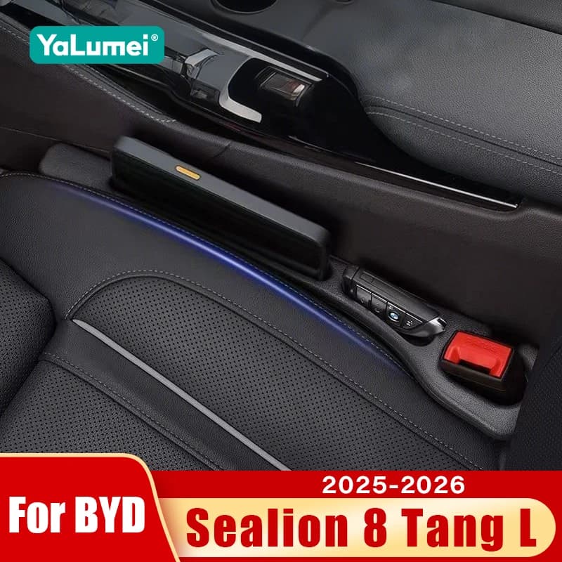 Per BYD Sealion 8 Tang L 2025 2026 2PCS Seggiolino auto universale Strisce a prova di perdite Gap Cucitura laterale Riempitore Accessori di stoccaggio