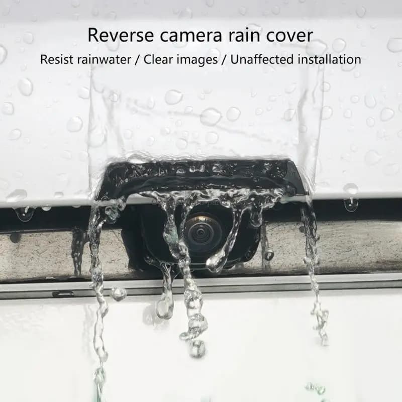 ABS flexible camera rain cover, safe and sharp images for trucks, SUV cars