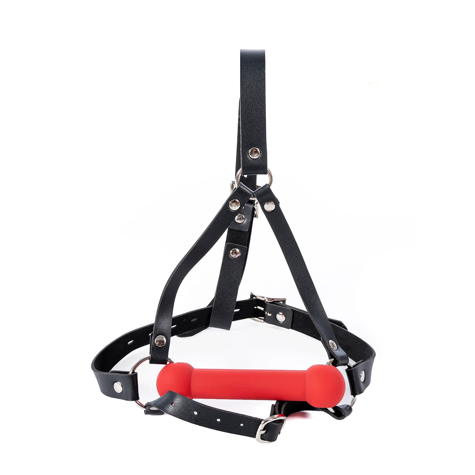 Leather Harness Strap Adult Game Erotic Bdsm Sex Toys for Couples Black Face Mask Gag Open Mouth Bondage Belt