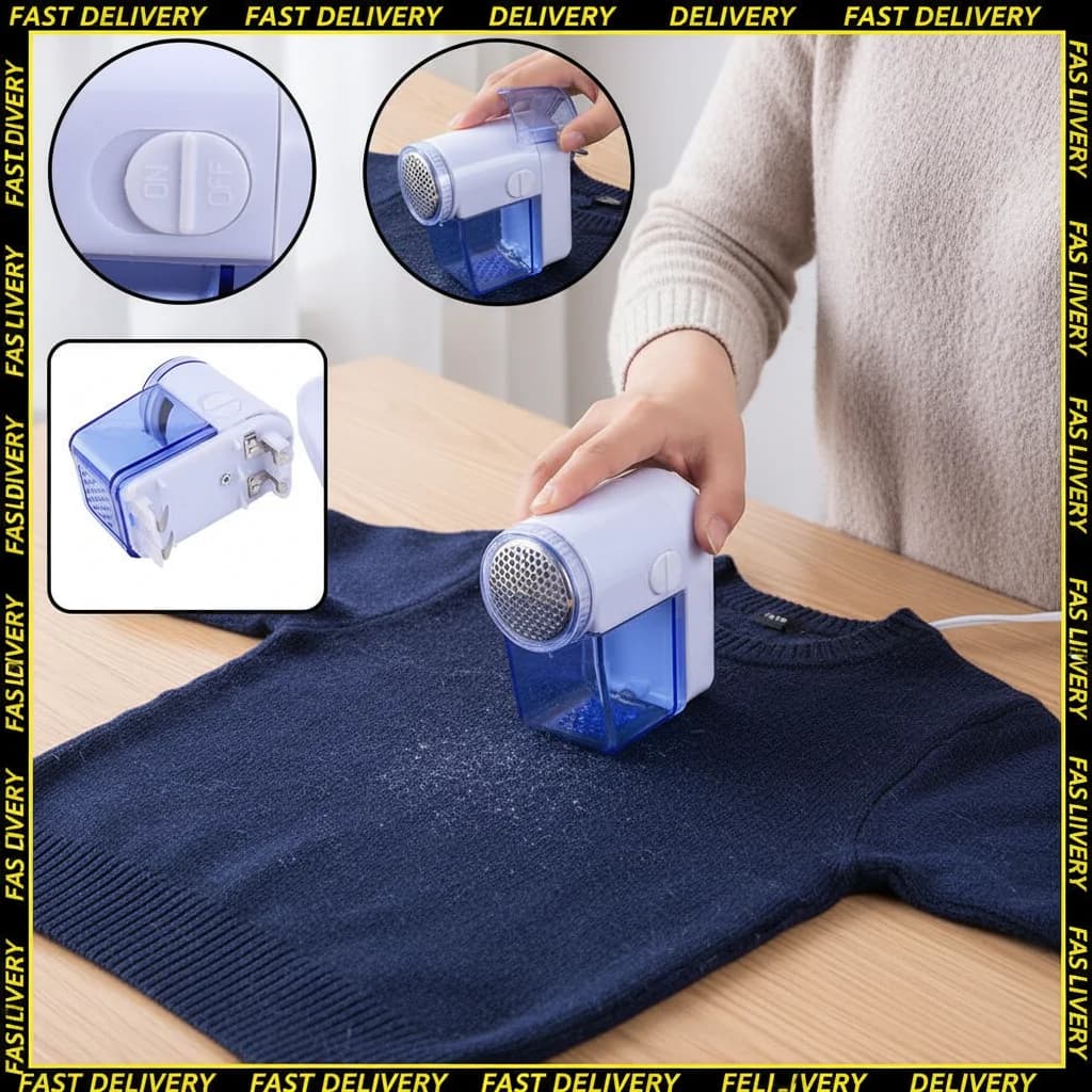 Mini Levapelucchi Elettrico a Batteria 1/2 Pezzi per Tessuti, Maglioni e Vestiti, Rimuovi Pelucchi e Lanugine per Uso Domestico, Dropshipping