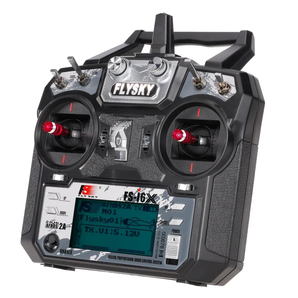 Trasmettitore Flysky FS-i6X 2.4GHz 10CH AFHDS 2A RC con ricevitore FS-iA6B per trasmettitore quadricottero elicottero RC Drone
